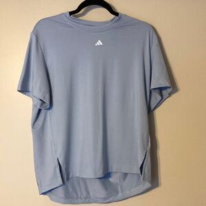 Adidas Blue Short Sleeve Tee Performance Fabric